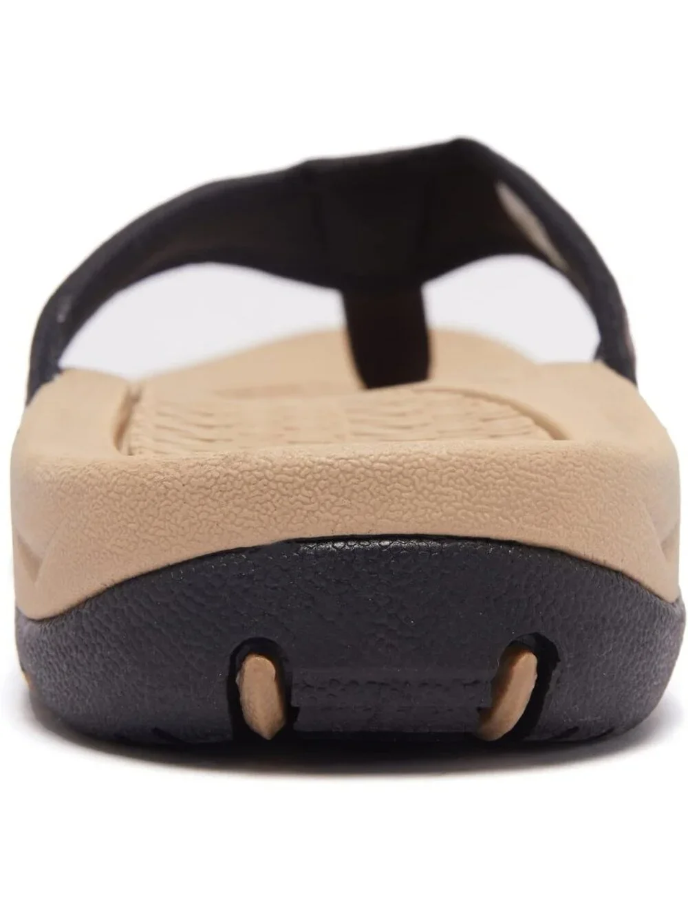 Men's Brown And Beige Sport Flip Flops Comfort Outdoor Casual Thong Sandal Shoes